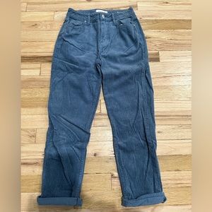 Pacsun blue corduroy mom jeans